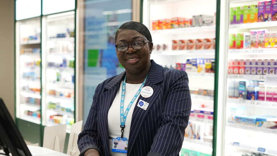 Tesco Pharmacist Freda Credit James Whatling Parsons Media Picture Agency